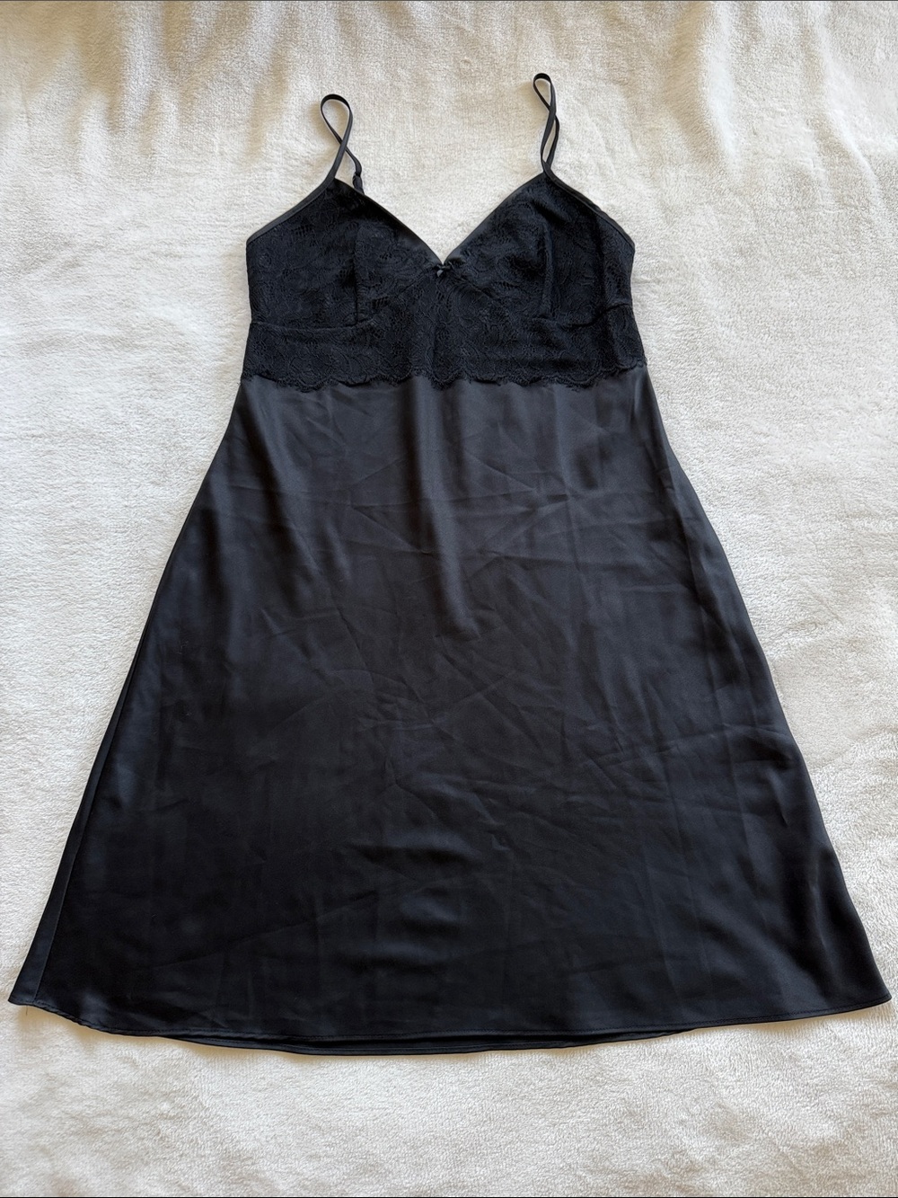 Gilligan O'Malley Black Chemise/Slip Gown